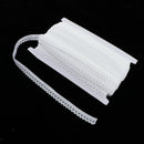50 Yards Stretch Elastic Lace Trim Ribbon for Hairband Clothing White