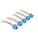 5Pcs 9004 Connector Female Socket Holder Base Light Bulb Harness Pre-wired