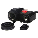 12V Car Cigarette Lighter Socket Splitter Dual USB Charger Power Adapter two Way