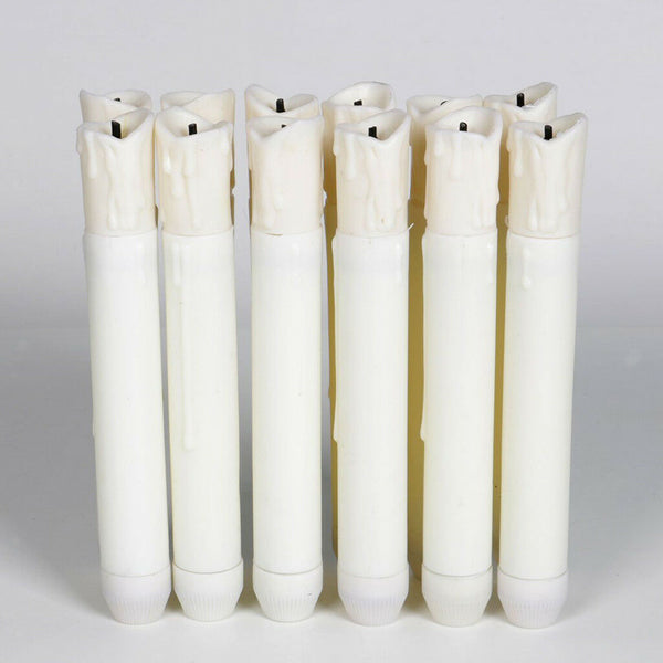 Lot 10pc 155mm Tall Electric LED Candle Flameless Candle Wedding Party Decor