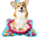 Folding Bite Resistant Flower Educational Mat Dog Foraging Training Blanket