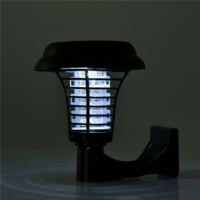Solar Mosquito Killer Uv Lamp Outdoor Wall Led Mosquito Bug Repellent Light