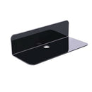 Floating Wall Shelf Adhesive with Cable Clip for Wireless Speaker Video Cams