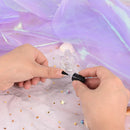 Empty Cosmetic Container Nail Clear Glass Bottle With Brush Nail Polish BotP TO