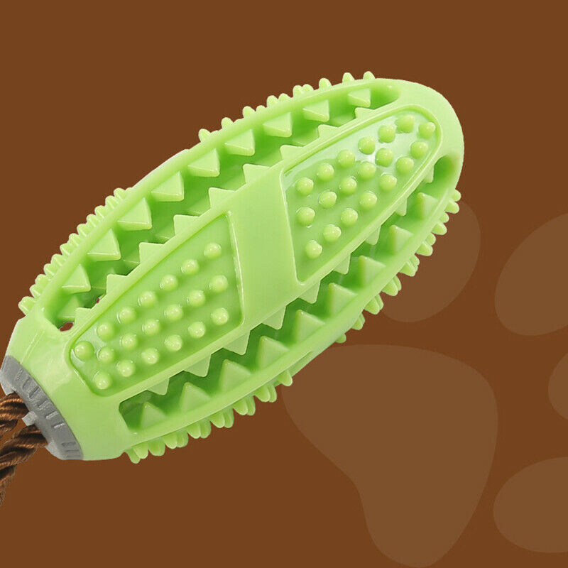 Interactive Dog Toys Toothbrush IQ Treat Dispensing Ball Rope Safe Teeth Cl