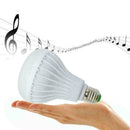 LED Wireless Bluetooth Bulb Light Speaker 12W RGB Smart Remote C8C1 Music L D9D1