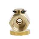 1/4" NPT Inline Brass Regulator Solid Compressed Air Pressure Valve Tool
