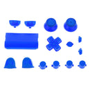 Blue Controller Shell Case+Buttons Replacement Parts For  Dualshock 4
