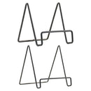2pcs/set Iron Craft Geometric Easel Plate Display Stand Picture Holder