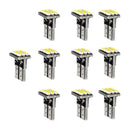 10pcs T10 1206 9SMD Car Motor White Canbus LED Side Tail Lights Bulbs Lamps