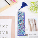 DIY Special Shaped Diamond Painting Leather Bookmark Tassel Book Marks Gift
