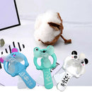 Manual Hand Press Animal Shape No Battery Mini Fan Kids Handheld PortableS Gw