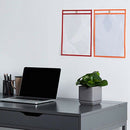 25Pcs Dry Erase File Folder 8.5X 11 Inch Document Bag Perfect Classroom Org