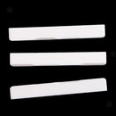 3x Ukulele Bridge Saddles Bone Carved Replacement Parts for Guitar Uke Parts