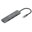Blueendless Usb C Hub, Aluminum Type C Adapter with 4 Usb 3.0 Ports, for Ma