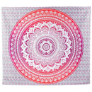 Boho Wall Tapestry Beach Towel Blanket Home Carpet (Mandala02)(150x130cm) SN9F