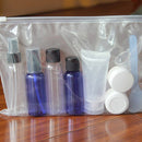 Clear Transparent Plastic PVC Travel Cosmetic Make Up Toiletry Zipper Bag New ES