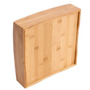 Wood Food Storage Box Snack Dish Portable Candy Nut Container Tray Decorati
