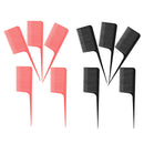 10x Barber ABS Weaving Highlighting Foiling Hair Comb Dyeing Hair Salon