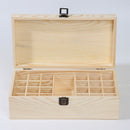 25 Grids Wooden Storage Box Organizer For Essential Oil Case Container Jewel Hn