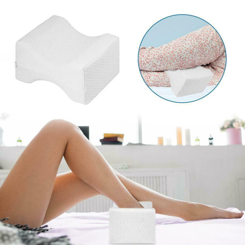 Orthopedic Memory Foam Knee Wedge Pillow for Sleeping Sciatica Back Hip A