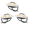 3pcs Wired Electric Guitar  Pickup Double Coils 48mm/50mm/52mm