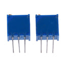 50 Pcs 10 Ohm- 20K Ohm 3296W Trimmer Trim Pot Potentiometer Resistor Kit