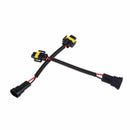 2x H11 Female to 9006 9005 Male Convert Pigtail Wire Harness Socket Plug xcccc