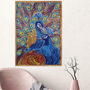 5D DIY Special Shaped Diamond Painting Peafowl Cross Stitch Embroidery Kits