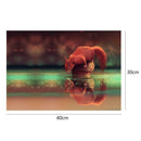 5D DIY Cartoon Small Fox Diamond Embroider Painting Full Drill Cross Stitch