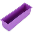 Handmade Soap Mould Silicone Rectangle Mould Pastry Bread Chocolate Ice Tra F9P1