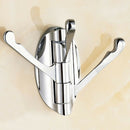 Coat Robe Wall Hook Wall Mounted Swing Triple Towel Hat Clothes Hook