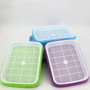 2Sets Double-Layer Sprouter Nursery Tray Seed Pots Hydroponics Basket Flowe