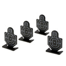4pcs Metal Practice Silhouette Shooting Aim Target Mini Plinking Targets