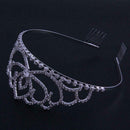 Bride Wedding Headdress Jewelry Crystal Hair Crown Dinner Accessories
