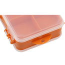 Double Side Fishing Lure Hooks Tackle Box Storage Case 9 Compartments Holder