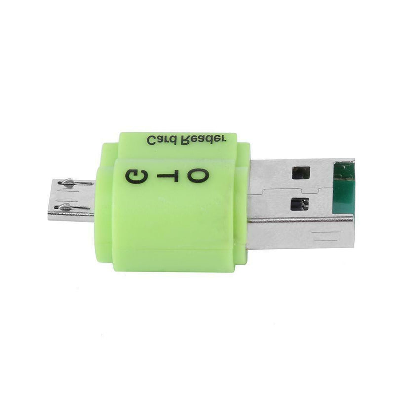 Dual Use 2 in 1 OTG Card Reader USB 2.0 Adapter SD Card TF Cardreader