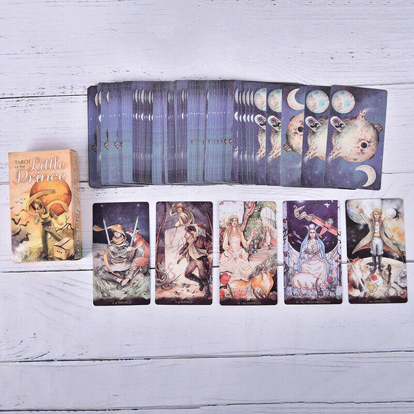 Tarot of the Little Prince Cards Deck Instructional Booklet Divination Moon  Hn