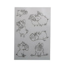 cute pig craft transparent clear stamp for diy scrapbooking card decoration ME