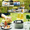 7pcs/set Portable Spice Cruets Seasoning Jar Pouch Camping BBQ Organizer AU