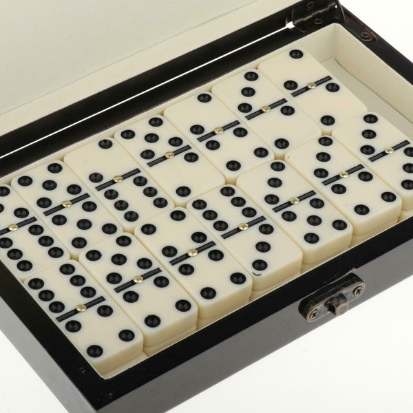Domino Tiles Set Classic Table Game & Carry Case for Kids Adults 2-4 Players