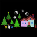 Christmas Tree Snowflake House Metal Cutting Dies Scrapbooking Paper Card Craft