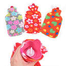 1PC New High Quality Hand Warmer Large Hot Water Bag With Removable Fleece Cove@