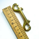 Double Ended Brass Trigger Clip Hook Snap Luggage Bag Strap Pet Collar 3.5"