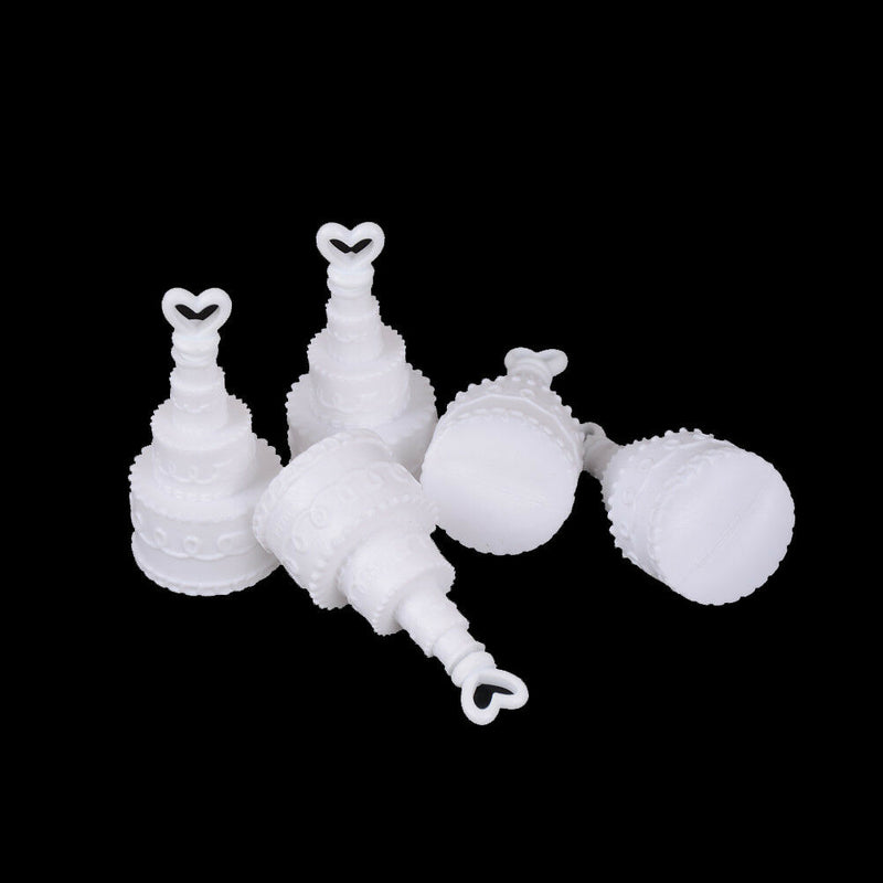 5Pcs Cake Empty Bubbles Soap Bottles Romantic Wedding Birthday Party Decor JR