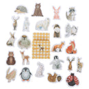 46pcs Animal World DIY Diary Album Stickers Paper Labels Gifts Packaging De JR
