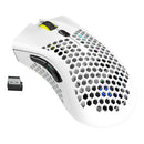 BM600 2.4GHz Rechargeable 1600DPI Adjustable Gamer Wireless Mouse (White) A