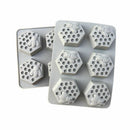 6Holes Honeycomb Soft Silicone Mold For Soap Fondant Beehive Handmade Mol YSF