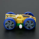 Somersault Bounce Cars Two-sided Pattern Clockwork Funny Toys Gift