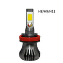 H8/H9/H11 LED Headlight Bulb 3000k 4800LM DC12V-24V Yellow Fog Light CYX
